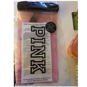 PINK water resistant phone pouch